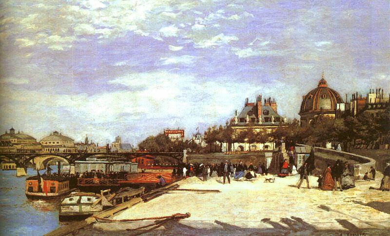 Pierre Renoir The Pont des Arts the Institut de France China oil painting art